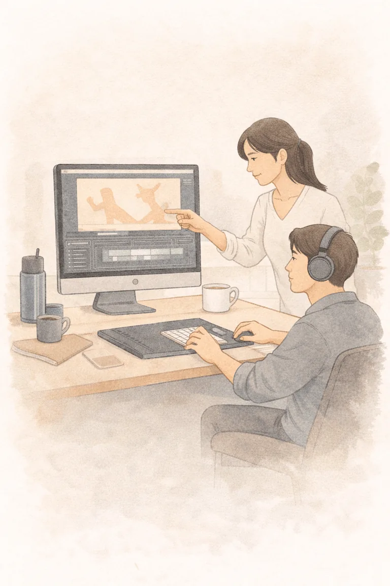 モーション制作のイメージ