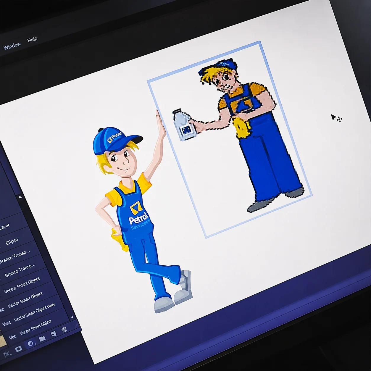 サービスブランド マスコットキャラクターデザイン