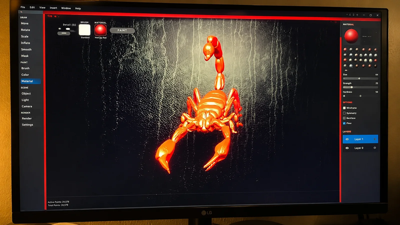 クリーチャー3Dスカルプト