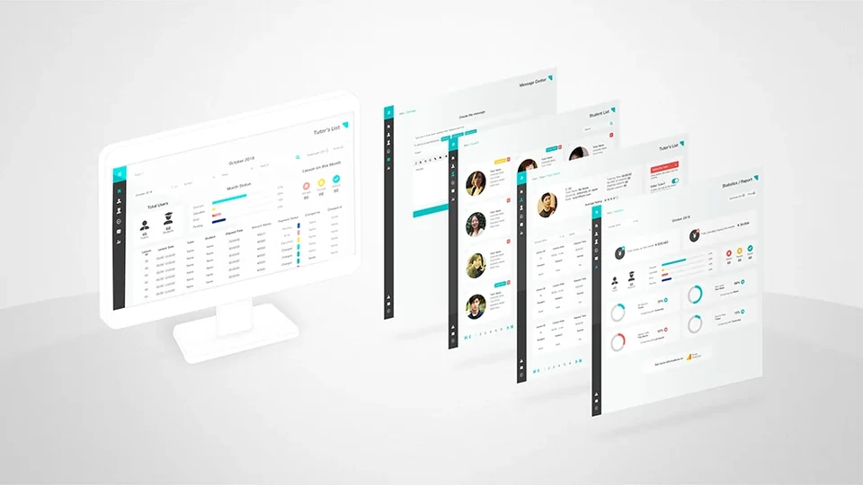 同サービスの関連する管理画面UI