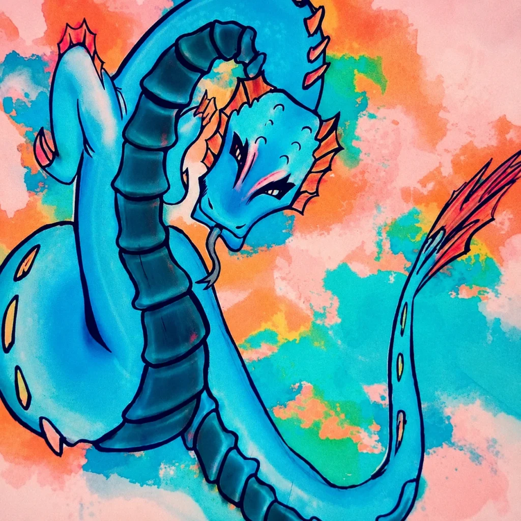 ファンタジー生物キャラクターイラスト